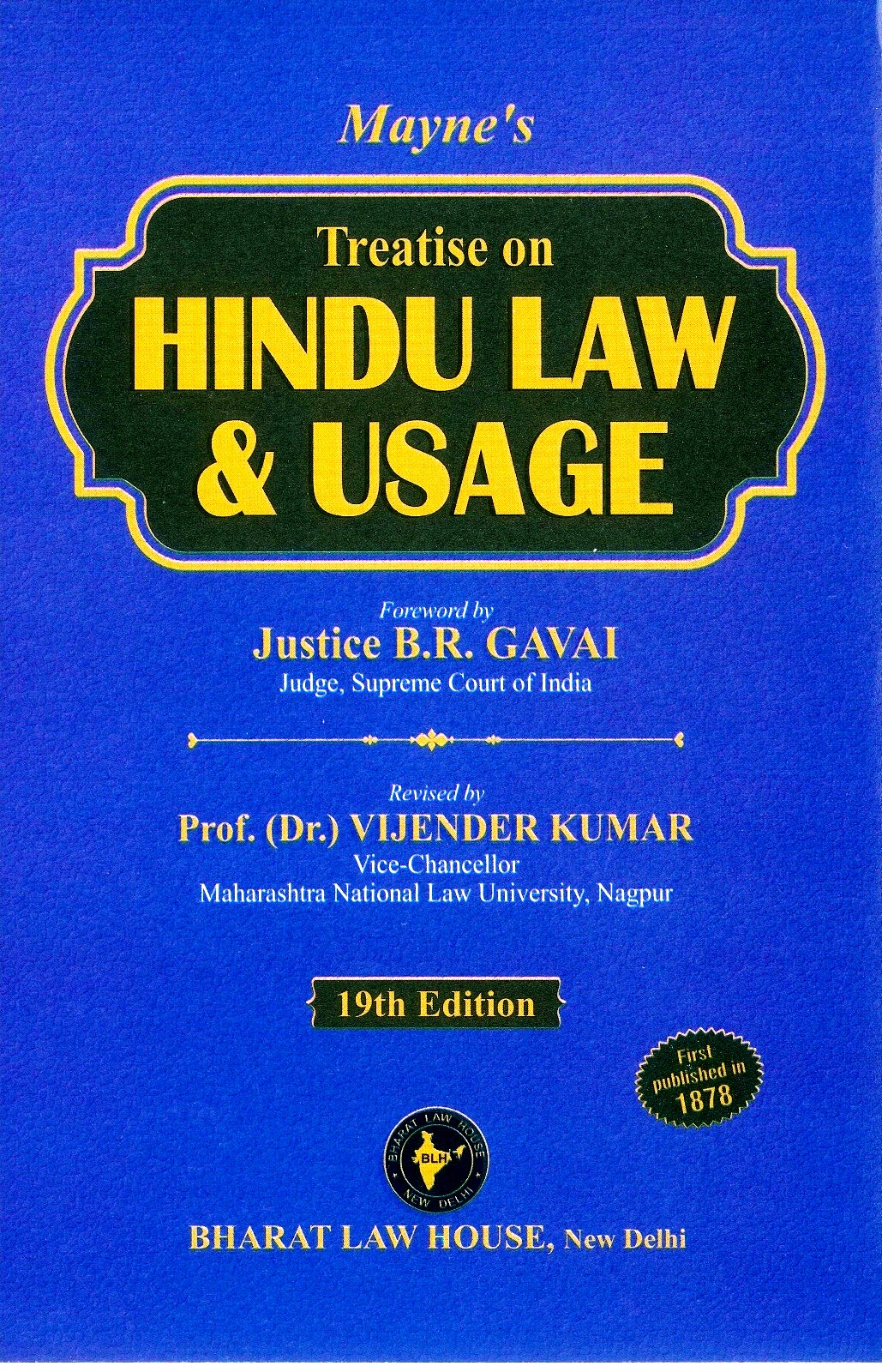 Treatise on HINDU LAW & USAGE